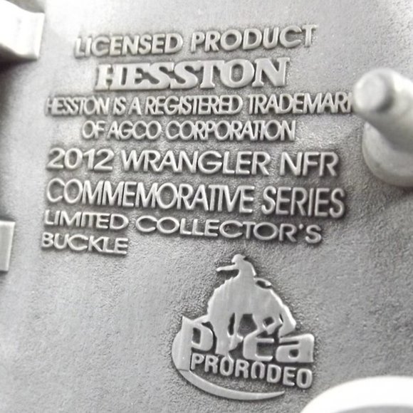 National Finals Rodeo 2012 Hesston Wrangler Commemorative Belt Buckle - Picture 5 of 8
